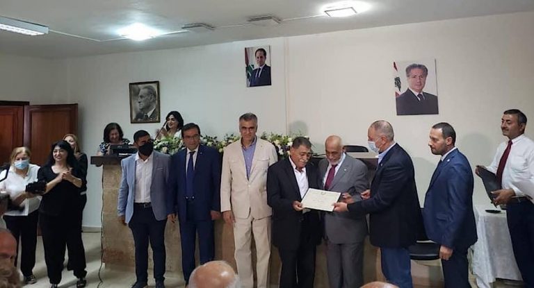 تكريم كتائبيين في اقليم جبيل