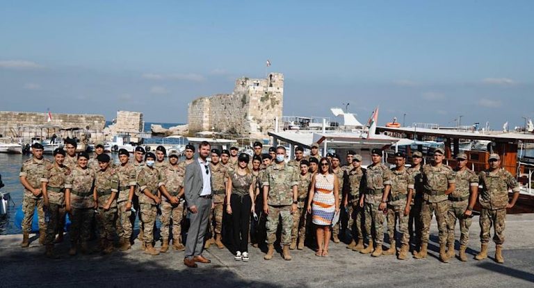 دورة تدريبية في المركز الدولي لعلوم الانسان في جبيل لتلامذة الحربية عن حماية المواقع والتراث