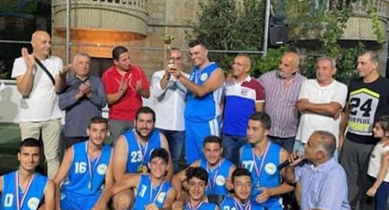 فوز كبير لفريق نادي المزاريب وعرستا ضمن بطولة مباراة العشر بلدات للدرجة الأولى والثانية في كرة السلة