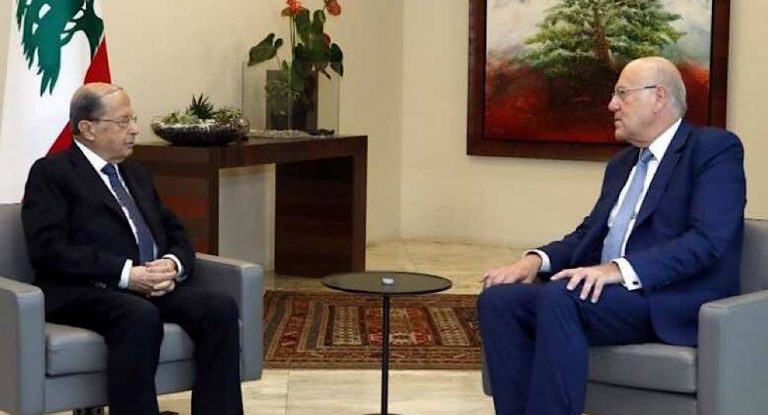ميقاتي التقى الرئيس عون: حريصون على أطيب العلاقات مع الدول العربية والحكومة ستجتمع قريباً