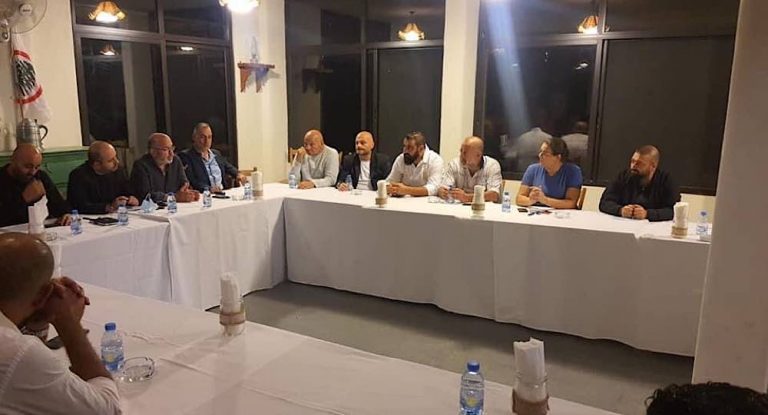 منسق القوات اللبنانية في قضاء جبيل  يجول على عدد من البلدات والقرى الجبيلية