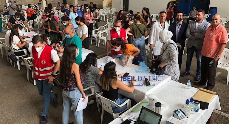 خاص-حملة تلقيح فايرز في المنصف بإشراف رئيس البلدية