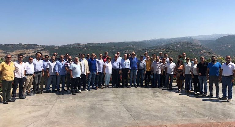 جولة لمدير عام  وزارعة الزراعة لويس لحود على المشاريع المنفذة والمنوي تنفيذها في قضاء جبيل