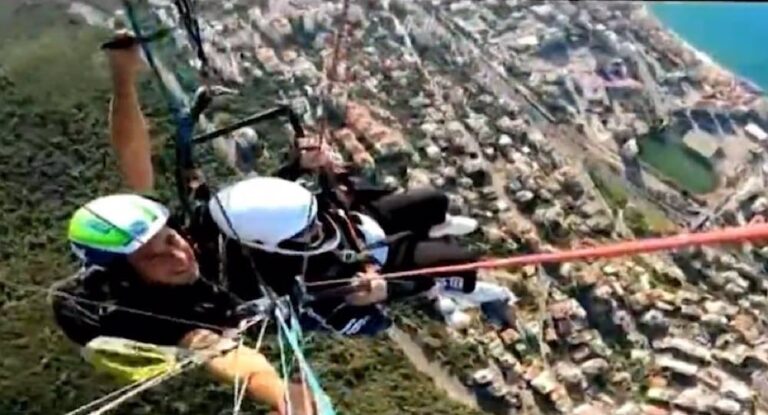 بالفيديو-ثمانينيّة تتحدّى الخوف… وتُحلّق فوق جونية وخليجها.