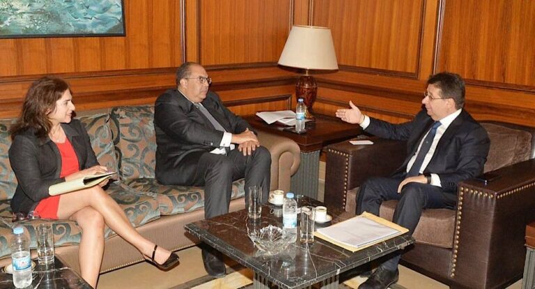 كنعان يلتقي المدير التنفيذي لصندوق النقد