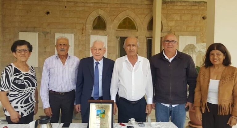 زيارة شكر لرئيس وأعضاء بلدية لحفد للمحامي خيرالله غانم