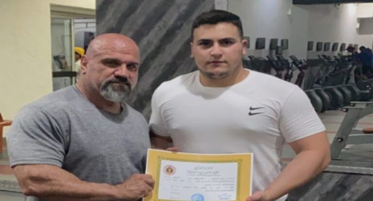 غدي القصيفي إبن بلدة بلاط يحرز بطولة لبنان في القوى البدنية