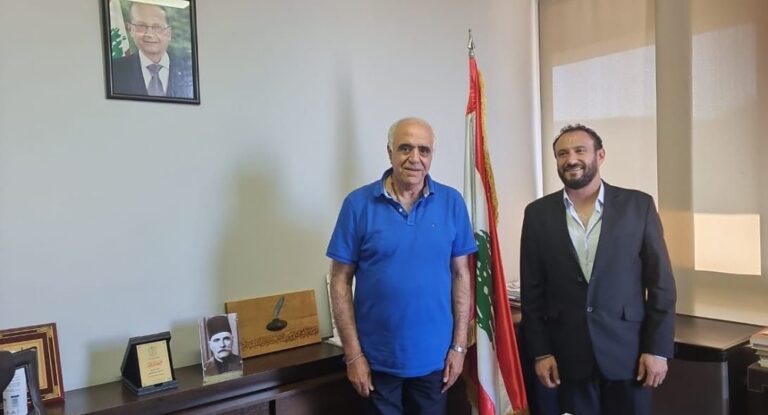 القصيفي يستقبل الباحث في الرياضيات د.شربل بو حنا