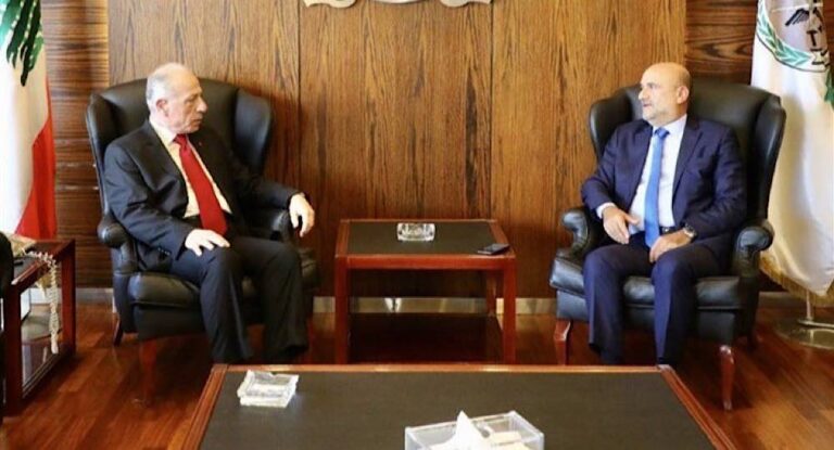 أبي رميا اجتمع مع وزير الدفاع.. وهذا ما تم بحثه