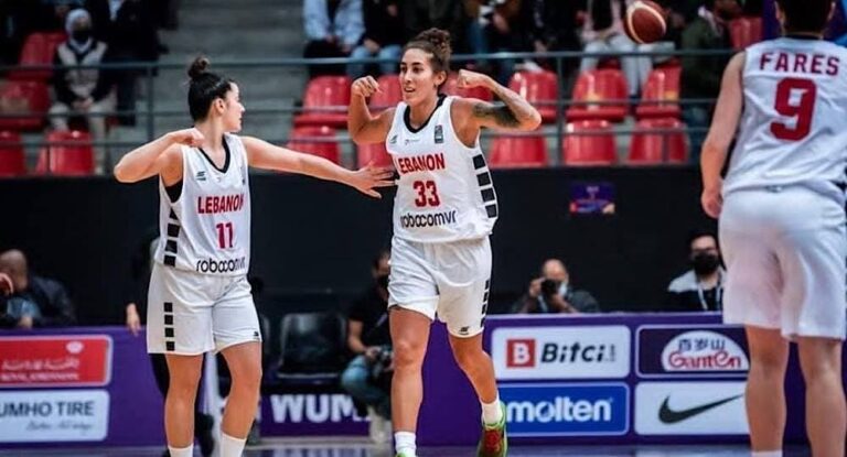 عاجل – فوز ساحق لمنتخب لبنان للسيدات في بطولة آسيا لكرة السلة