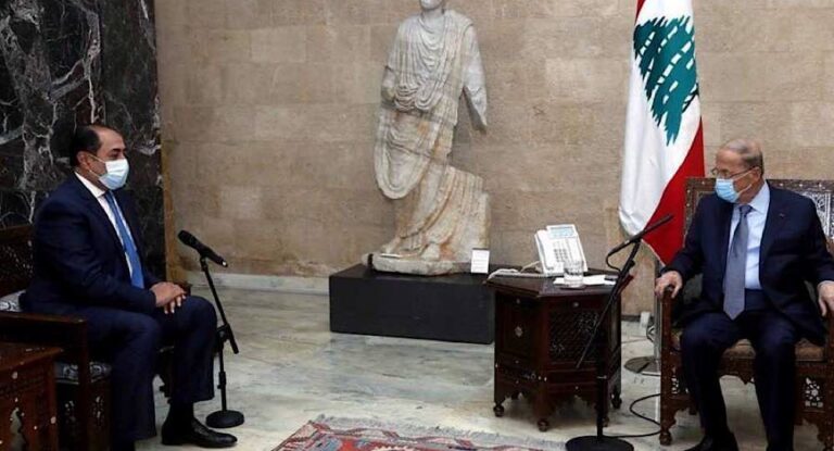 حسام زكي من بعبدا: المصلحة اللبنانية والخليجية هدف جامعة الدول العربية