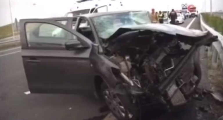 بالفيديو – إعلامية وممثلة لبنانية تتعرض لحادث سير مروّع د