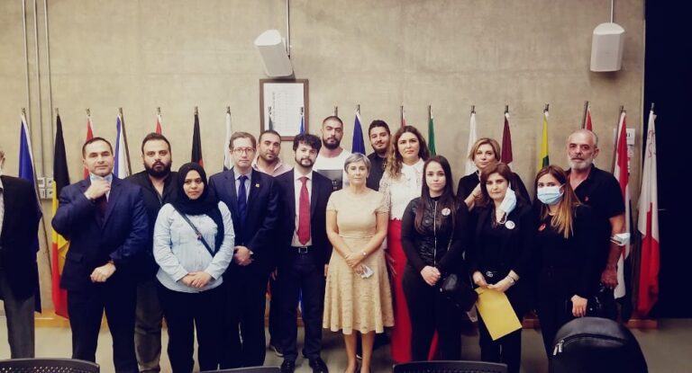 خاص – لقاء بين أهالي ضحايا وشهداء المرفأ ووفد من الإتحاد الأوروبي