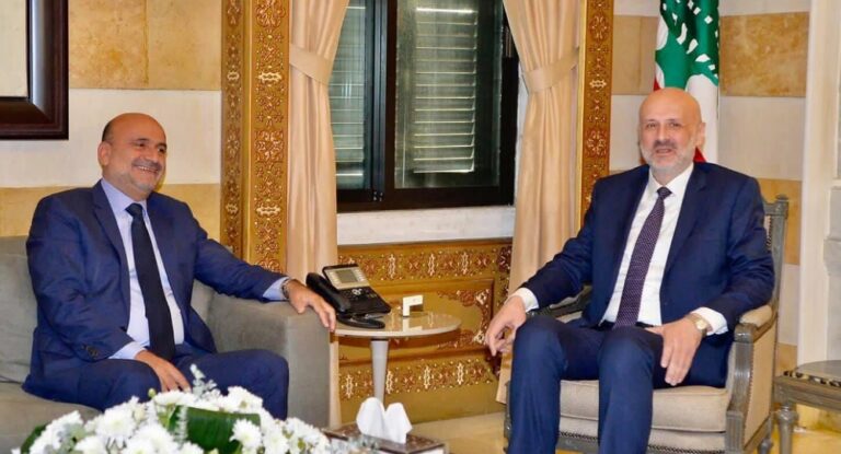 ابي رميا يلتقي المولوي لمتابعة انتخابات المنتشرين