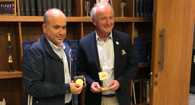 زيارة لرئيس بلدية سان جان كاب فيرّات إلى بلدية جبيل