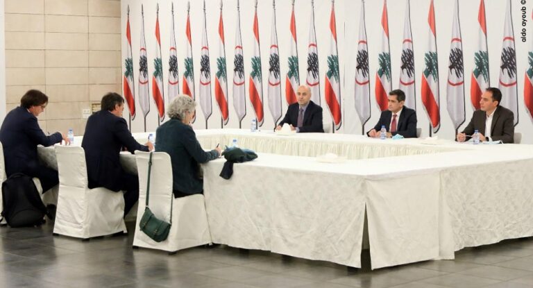 وفد من الإتحاد الأوروبي في معراب