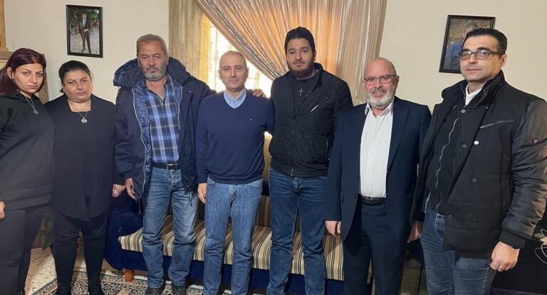 إيلي محفوض يزور مشمش والبداية من منزل الشهيد جو نون