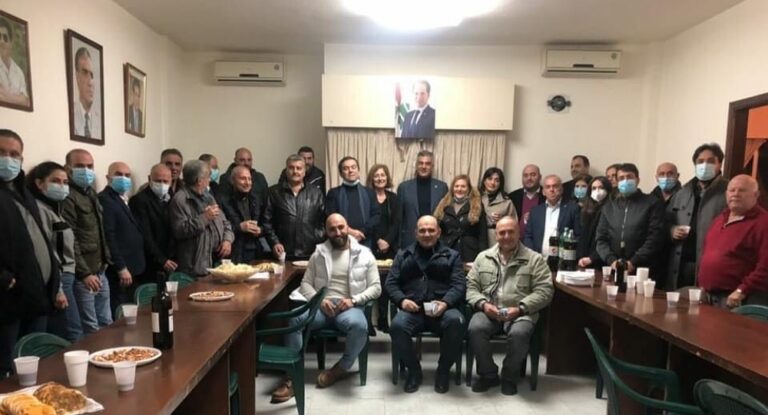 سليم الصايغ يلتقي الكتائبيين في قسم جبيل