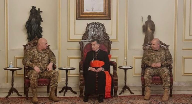 خاص-تأجيل الموعد المقرر بين قائد الجيش والبطريرك الراعي