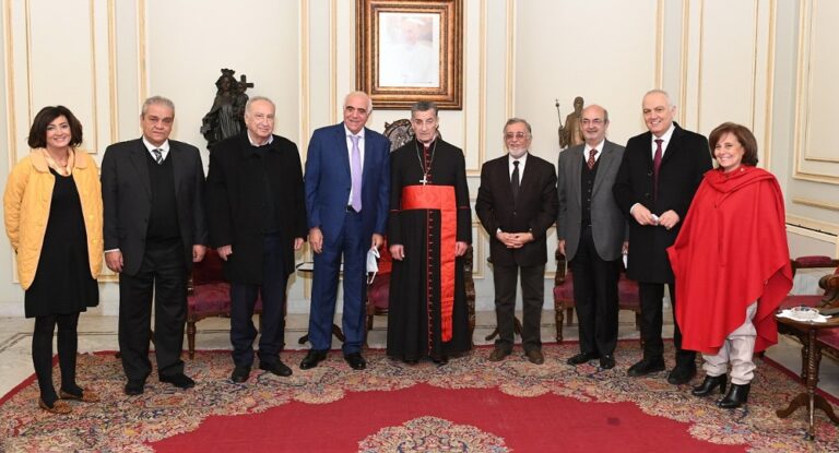 نقابة محرري الصحافة في زيارة للبطريرك الراعي