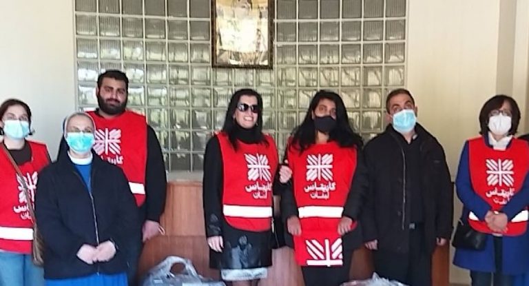 مكتب كاريتاس إقليم جبيل يقدّم مساعدات عينية لدار المسنين في كفرمسحون