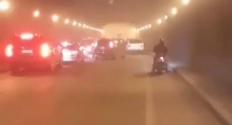 نيرانٌ داخل نفق المطار