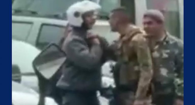 بالفيديو – اشتباك عسكري تحت جسر الكولا