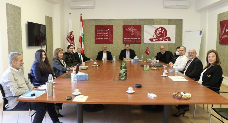 أبرز ما تضمّنه الإجتماع الأسبوعي ل”مشروع وطن الإنسان”