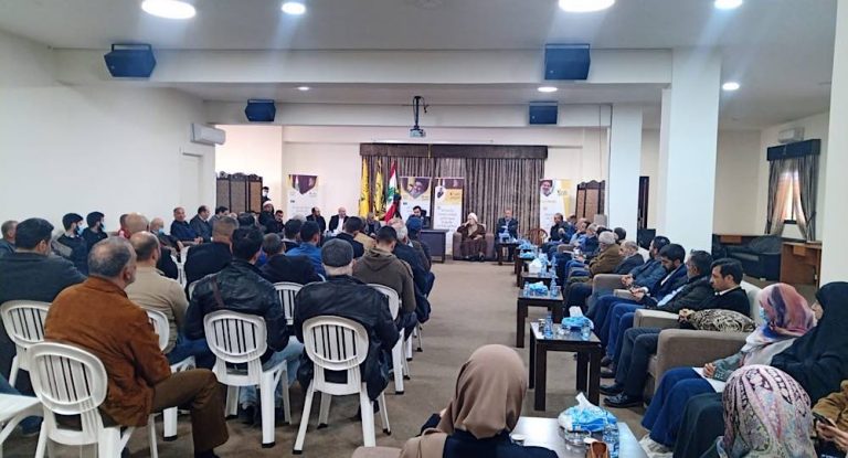 بالصور-لقاء حواري مع المرشح رائد برو في عمشيت