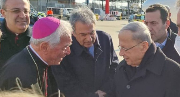 عون يحمل رسالة محبّة بإسم اللبنانيين إلى قداسة البابا