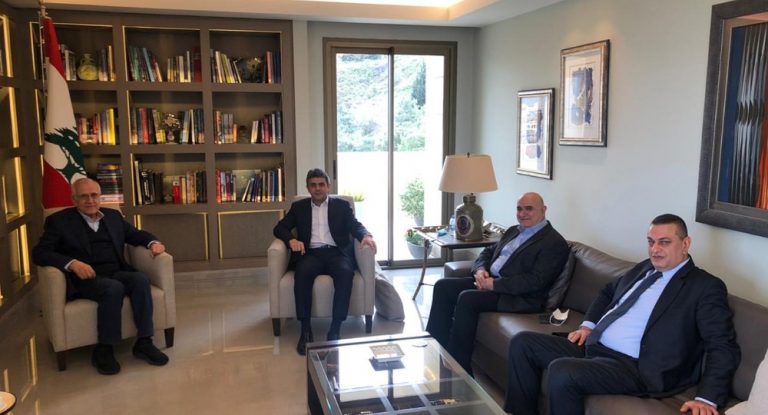 لقاء بين مرشّحي القوات في جبيل – كسروان والرئيس السابق ميشال سليمان