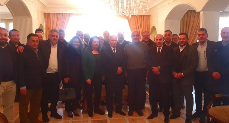 خاص – بالصور: سعيد في دارة مرتينوس .. والبحث في مواضيع إنمائية للقضاء