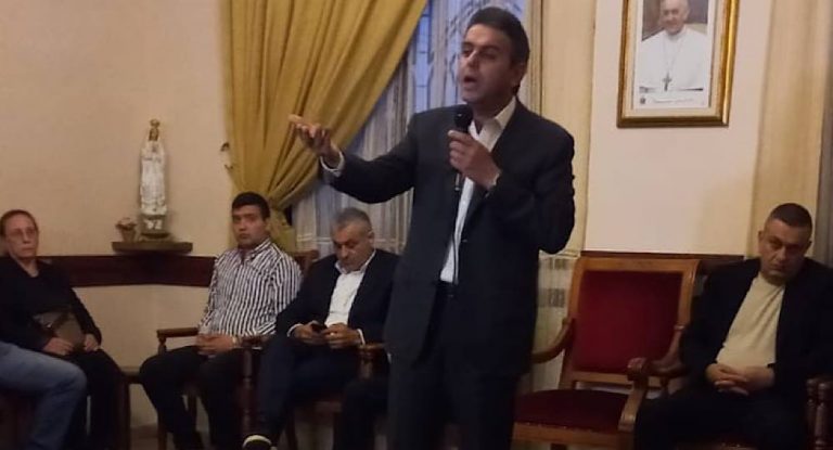 خاص-بالصور : الحواط من بجه: نريد اعادة لبنان الى الشرعية الدولية