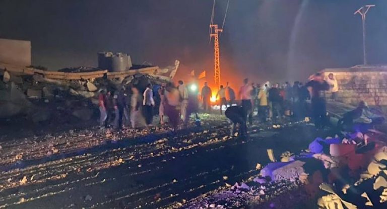 بالفيديو : إنفجار كبير يهزّ بلدة بنعفول في صيدا ليلاً..