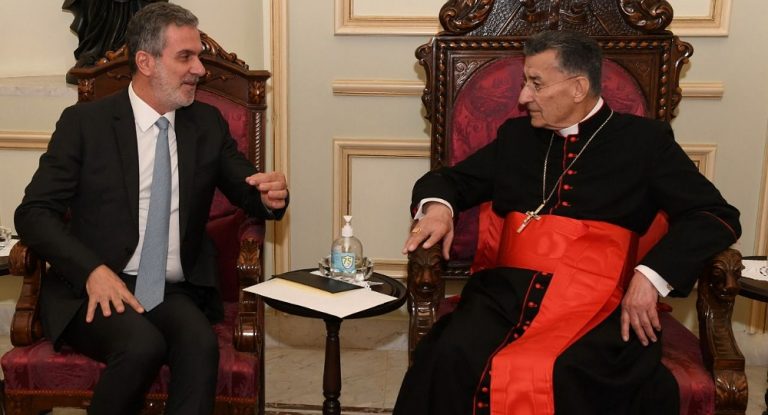 نصار زار بكركي عارضا لزيارة البابا المرتقبة للبنان: البابا سيزور لبنان ليومين في 12 و13 حزيران