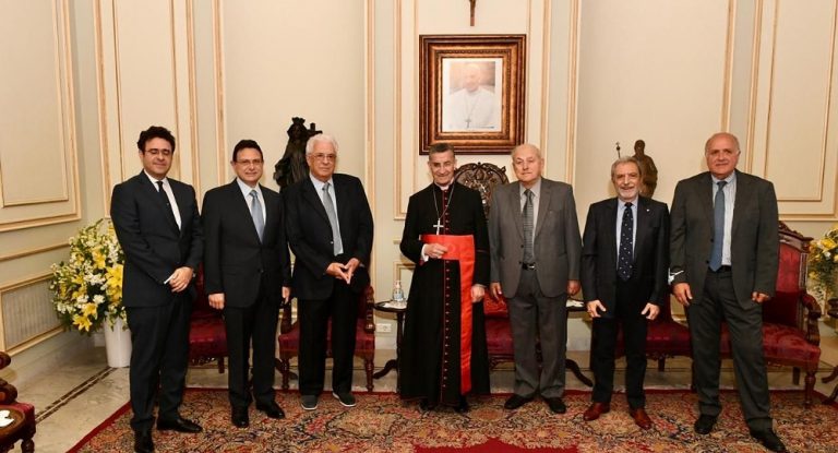 الخازن من بكركي: “حريصون على النظام الديمقراطي في لبنان”