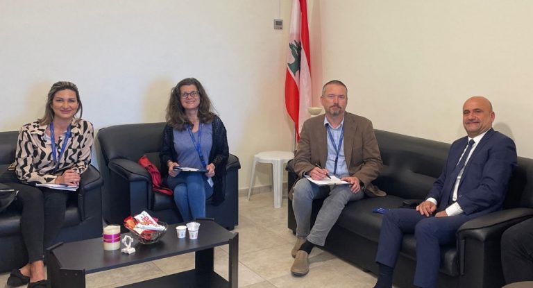 بالصور – ابي رميا يلتقي بعثة الاتحاد الاوروبي لمراقبة الانتخابات النيابية