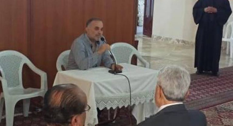 نوفل نوفل من ادة:  الارض ترتج من تحت اقدام المنظومة  وسنحمل راية النصر مساء الاحد.