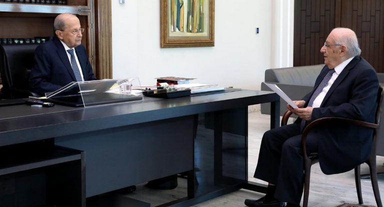 الرئيس عون تابع والنائب السابق أبي نصر موضوع اصدار المراسيم التنظيمية لمحافظة كسروان-جبيل