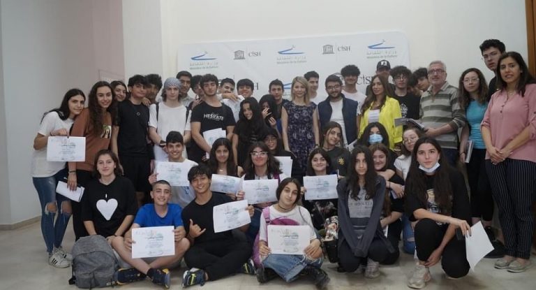 ورشة عمل طلاّبية في المركز الدولي لعلوم الانسان، اليونسكو – بيبلوس