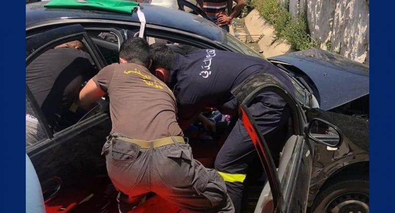 جريحان في حادث سير في طبرجا.