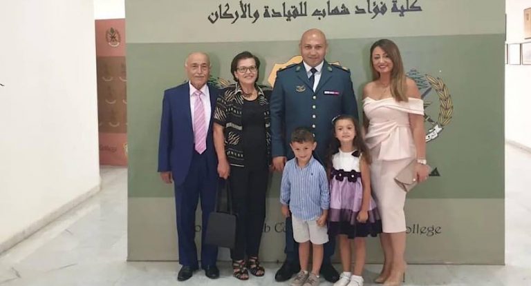 خاص-بالصور:الرائد الركن المغوار طانيوس جرجس.. وسام شرف لجبيل وكل لبنان.