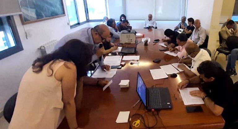 بالصور-المجلس الوطني لرفع الاحتلال الايراني عن لبنان ينتخب هيئته القيادية