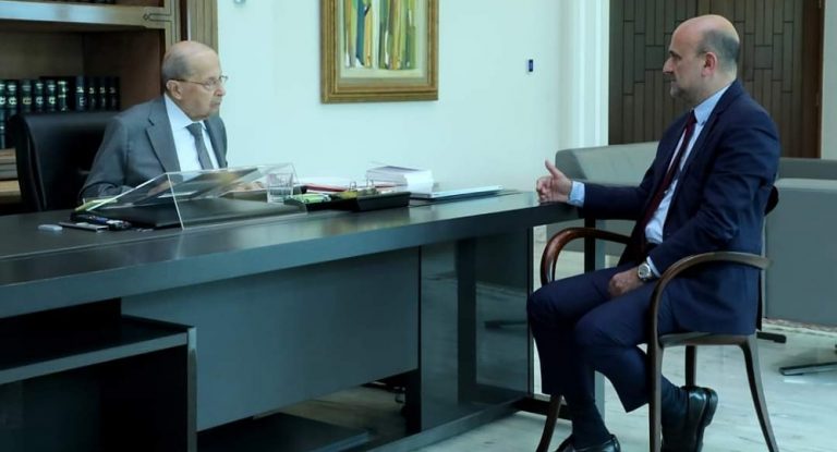 ابي رميا يزور الرئيس عون ويعرض معه الأوضاع العامة