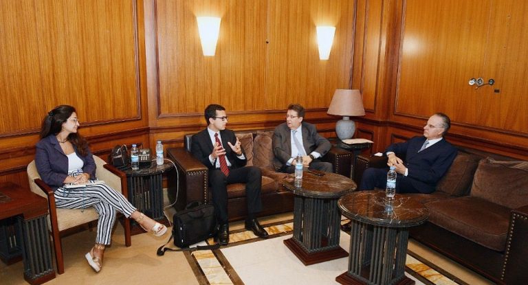 كنعان وعدوان يلتقيان ممثل صندوق النقد.. إليكم أبرز ما تم تداوله