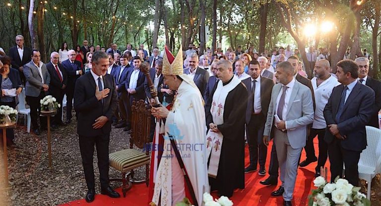 بالصور -نصار ممثلاً رئيس الجمهورية في معاد …سنتخذ قرارا  بإدراج منتزه معاد حيث مزار القديسة رفقا كموقع سياحي ديني مدرج على الخريطة السياحية الدينية