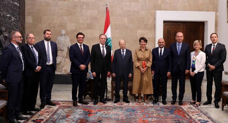 الرئيس عون يلتقي ابي رميا ورئيس منطقة PACA الفرنسية