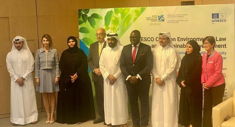 بالصور – الدكتورة دارينا صليبا أبي شديد في مؤتمر بيئي مهم في قطر