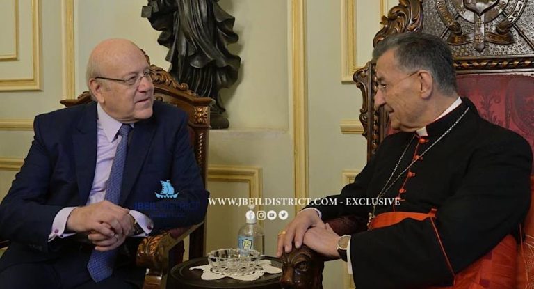 ميقاتي من بكركي: متفقون على جلسة تشاور وزارية قريبة