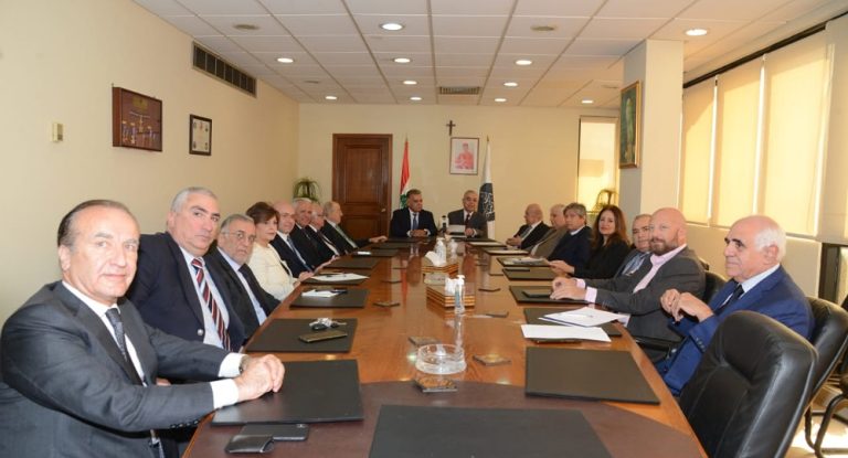 اللواء عباس ابراهيم في زيارة للرابطة المارونية